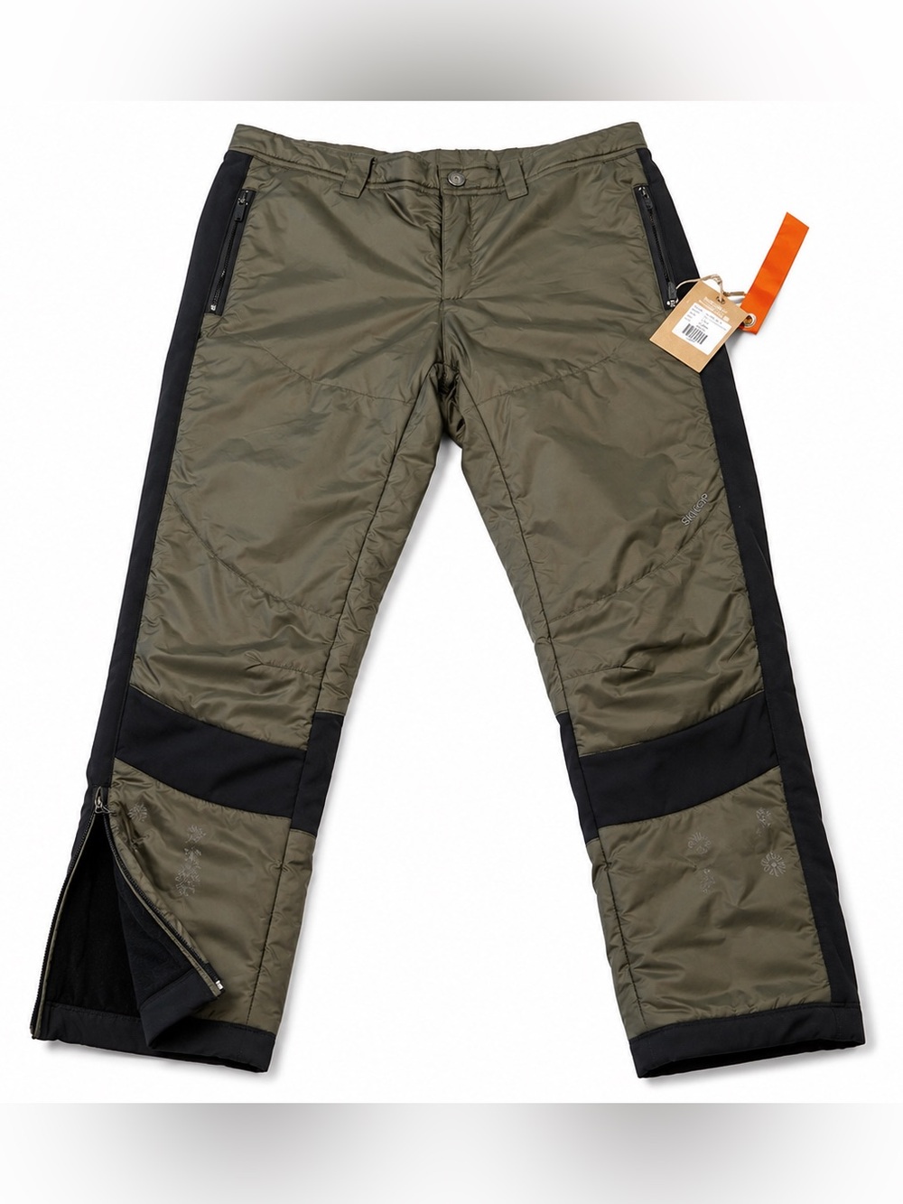 NWT Skhoop Back Country Hot Pants XL Olive Insulated Ski Snow Pants- XL
